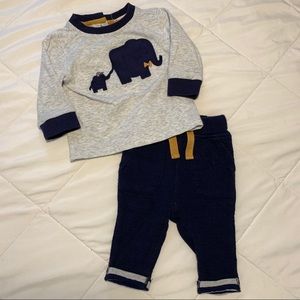 Baby boy elephant outfit